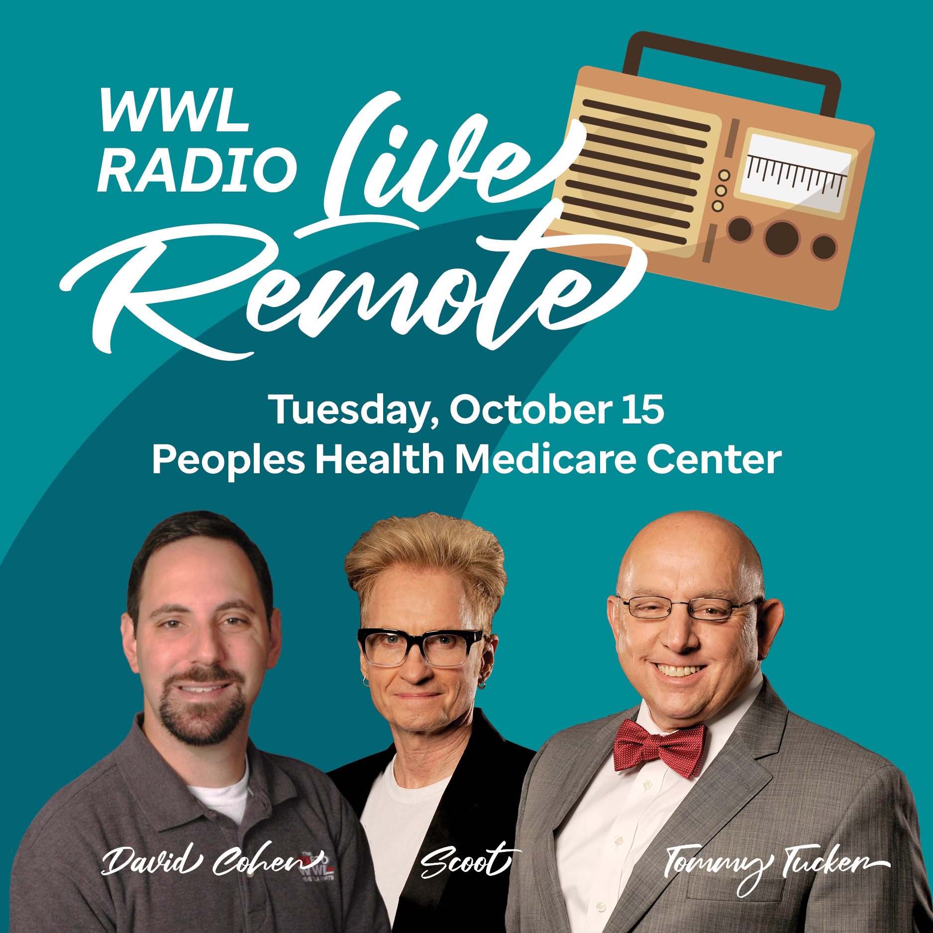 Join us for a Live Remote Peoples Health Medicare Center Tuesday , December 5 with Newell Normand.